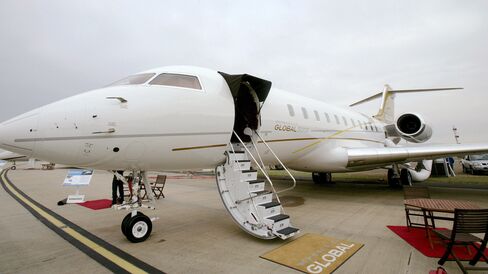 Avalon International Airshow 2007. The Bombardier Global 5000 private jet at the