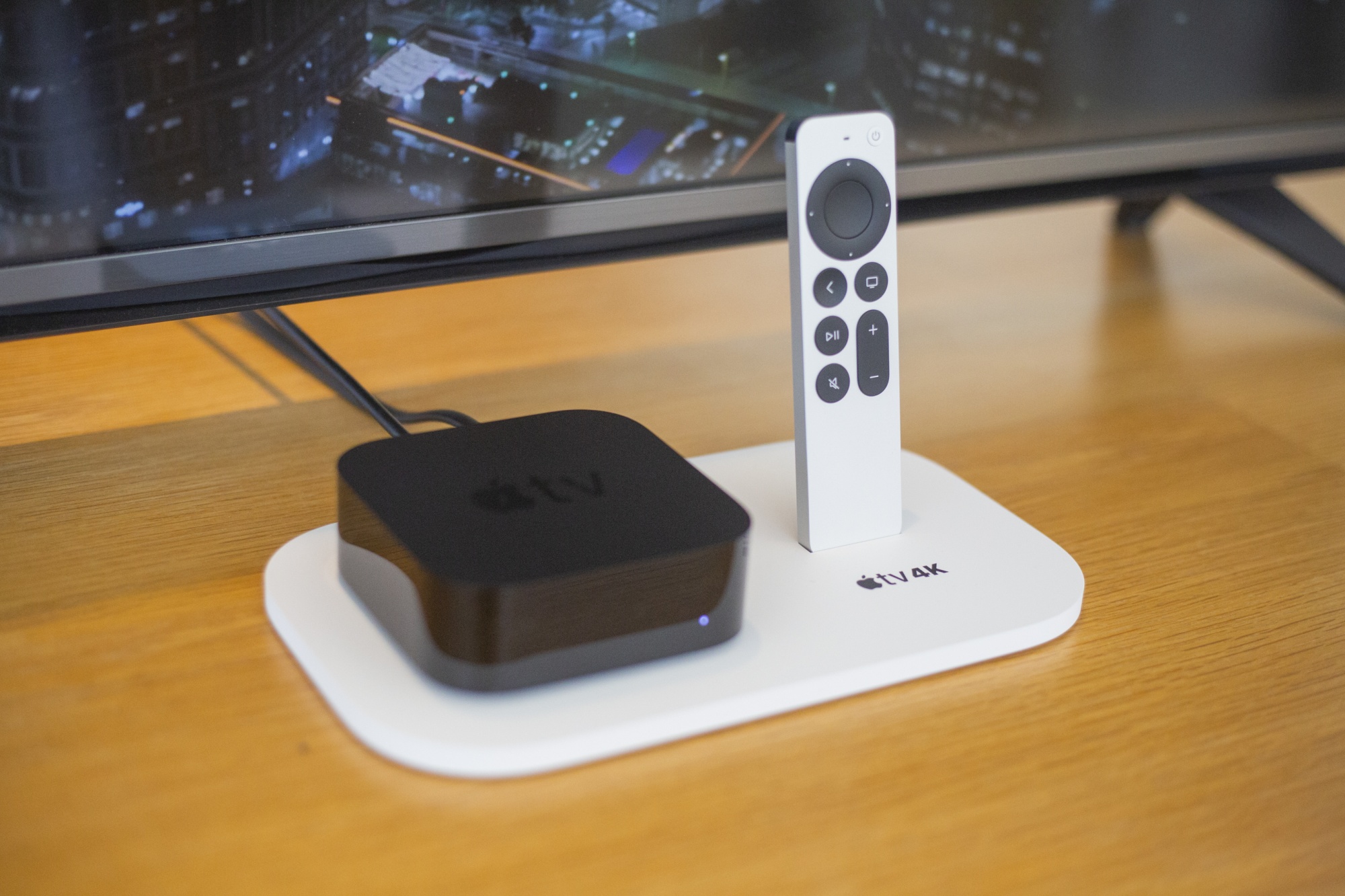 An apple on sale tv box