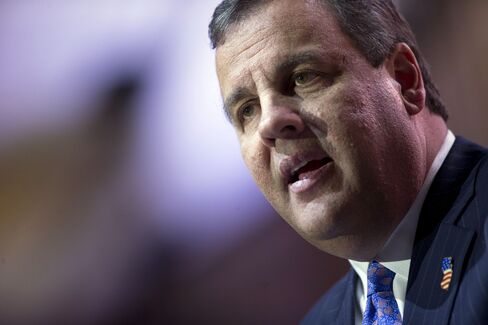 New Jersey Governor Chris Christie