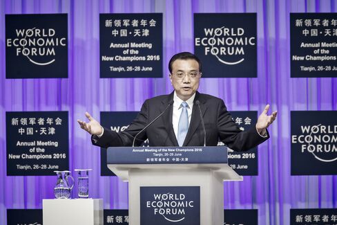 Li Keqiang in Tianjin on June 27.
