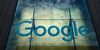 The Google logo adorns the outside of their NYC office Google Building 8510 at 85 10th Ave on June 3, 2019 in New York City.
