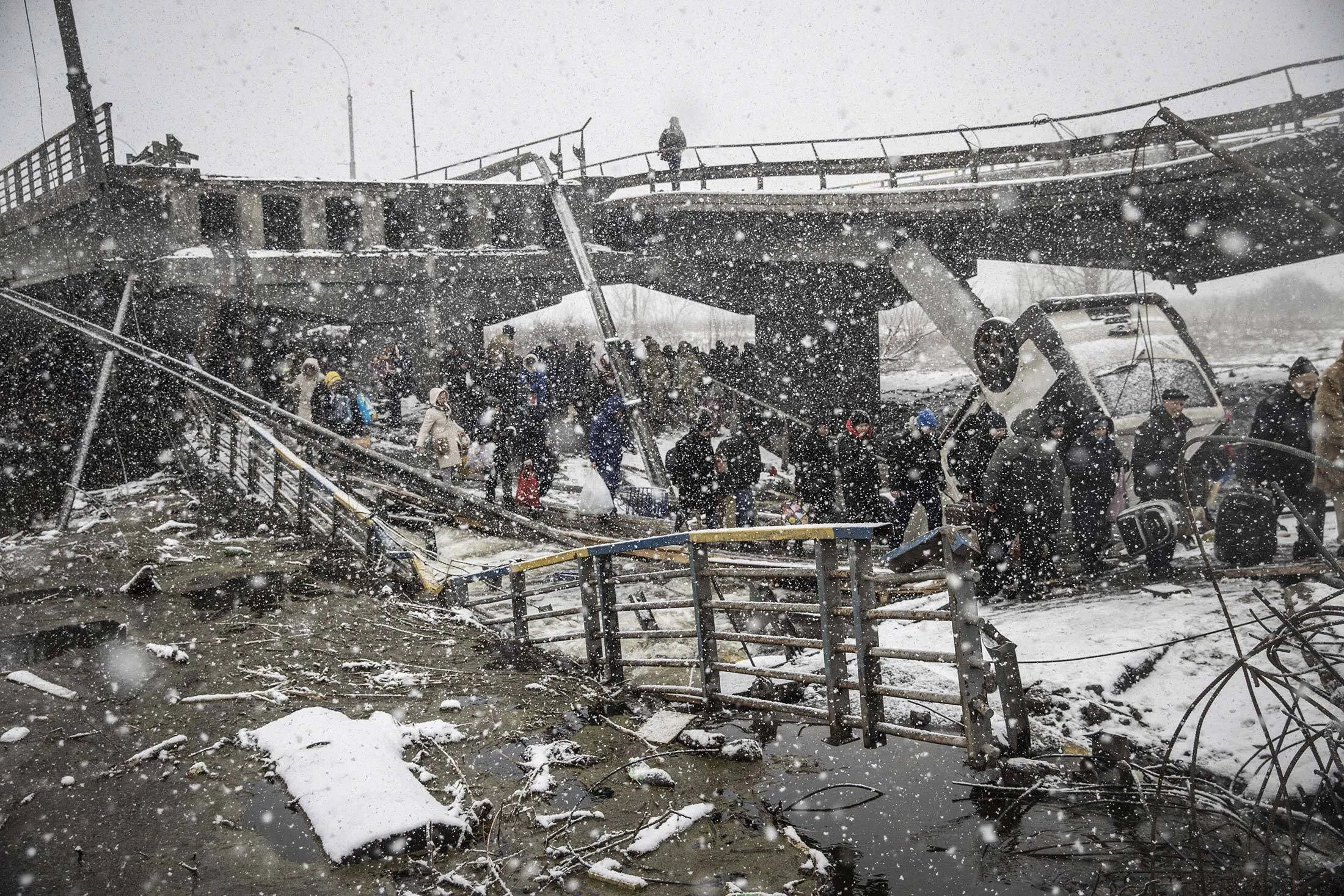 Irpin, Ukraine, on March 8.