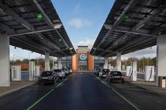 First Electric Only Car-Charging Station Opens in the U.K.