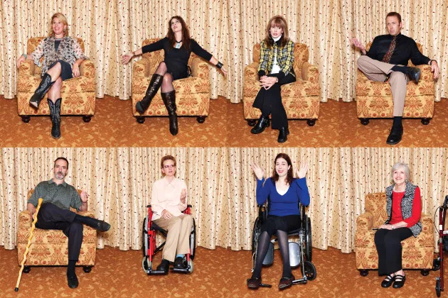 Clockwise from top left, Celltex patients Jennifer Ziegler, Tracy Thompson, Carla Hickman, Preston Walker, Debbie Bertrand, Cecelia Johnson, Sammy Jo Wilkinson, and Bill DeVore