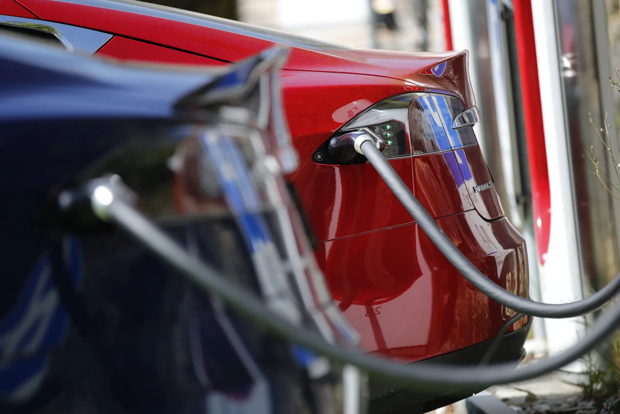 Tesla Inc. Supercharging Stations As Musk Mulls Privatisation Plans