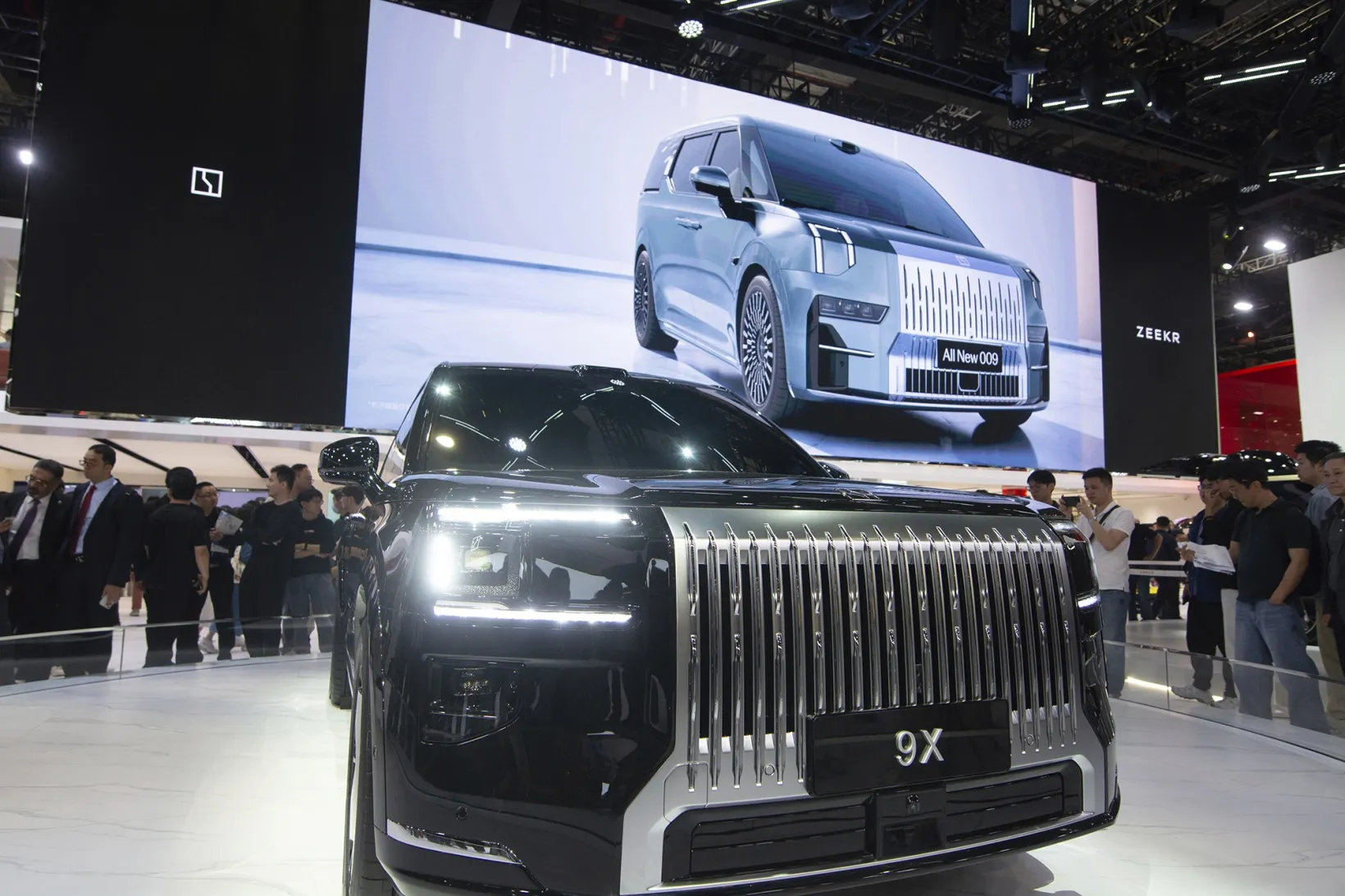 The Zeekr booth at the 2025&nbsp;Shanghai International Automobile Show.