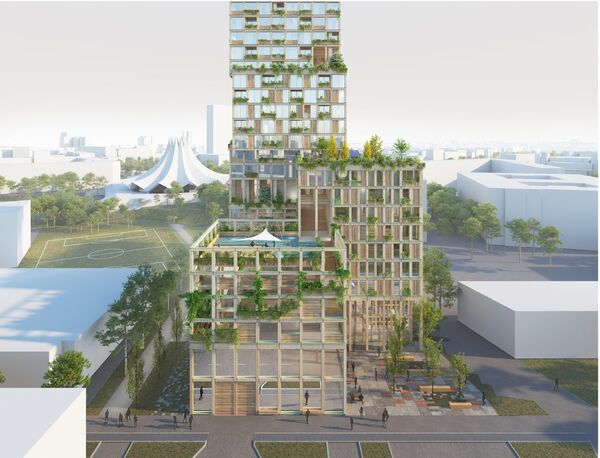 relates to Berlin’s New Timber Tower Comes With Lofty Ambitions