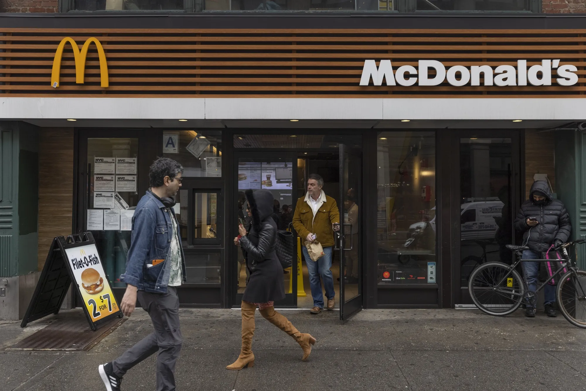 A McDonald's location in New York.