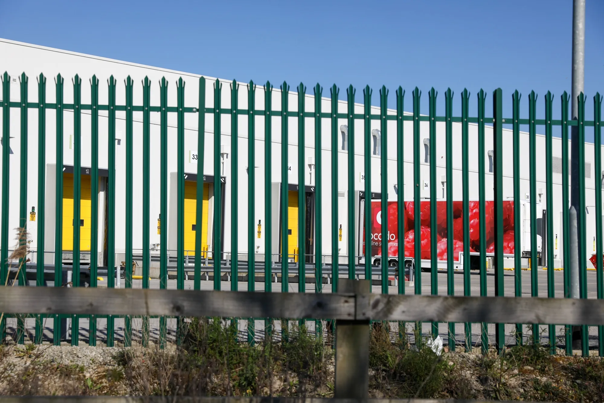The Ocado Group Plc customer fulfillment centre in Erith, U.K.