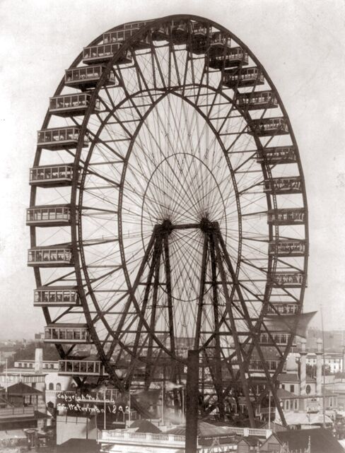 Ferris wheel, 1893.