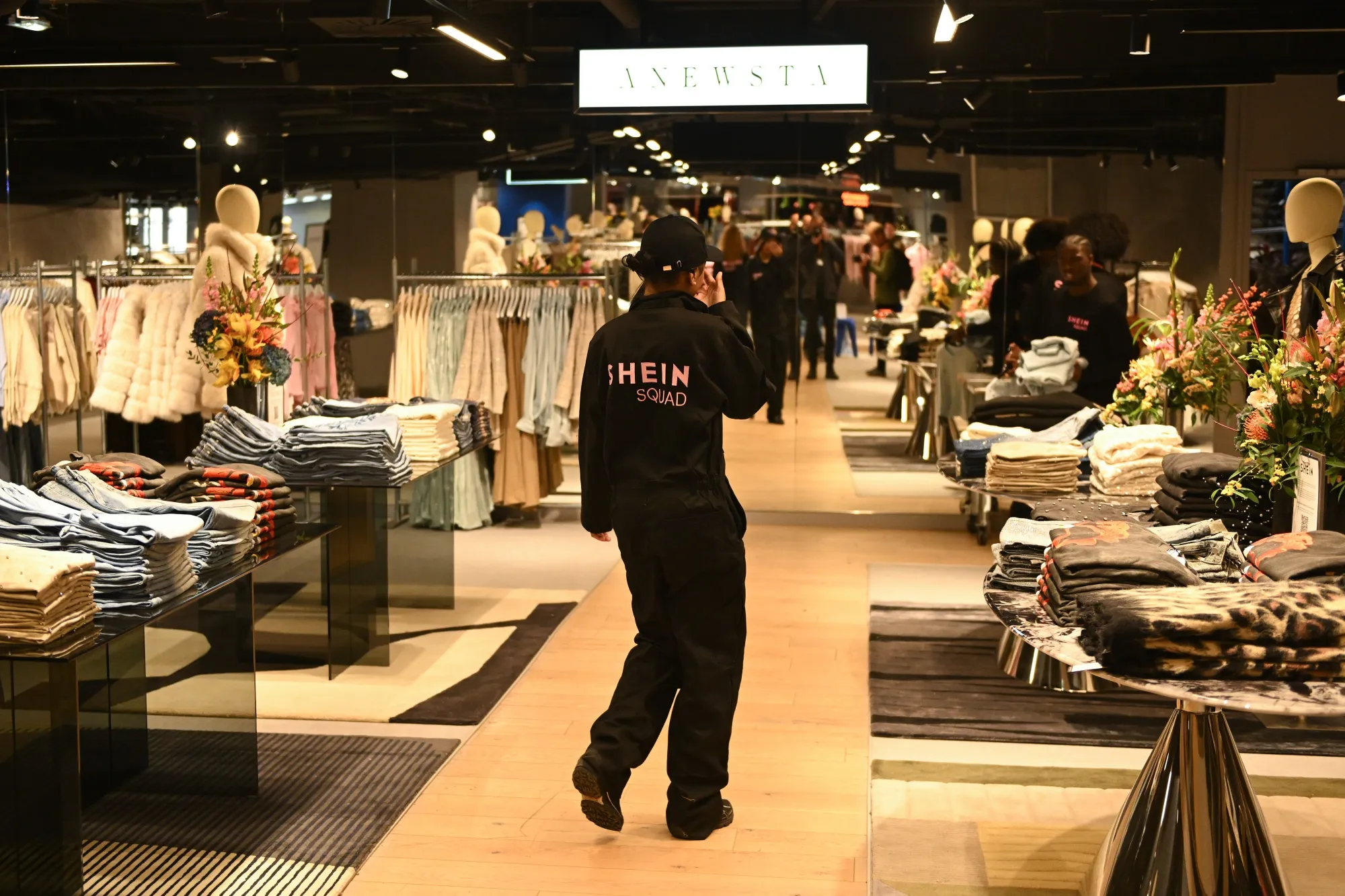 The Shein store at the BHV department store in Paris on Nov. 5.
