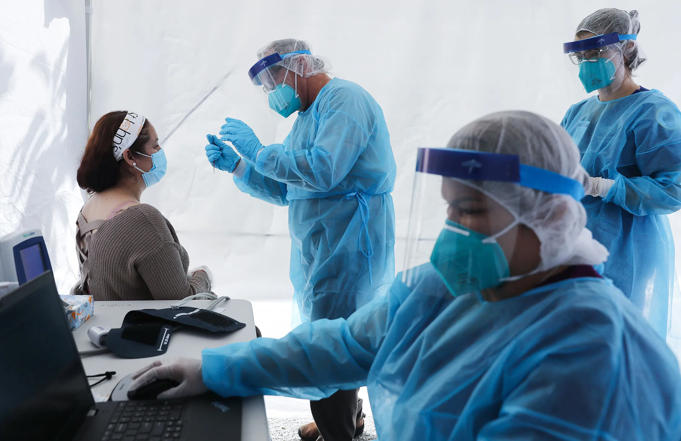 Los Angeles Church Offers Covid Testing, As Cases In L.A. County Continue To Spike Upwards