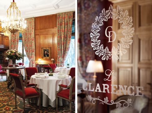 Further details from Le Clarence.
