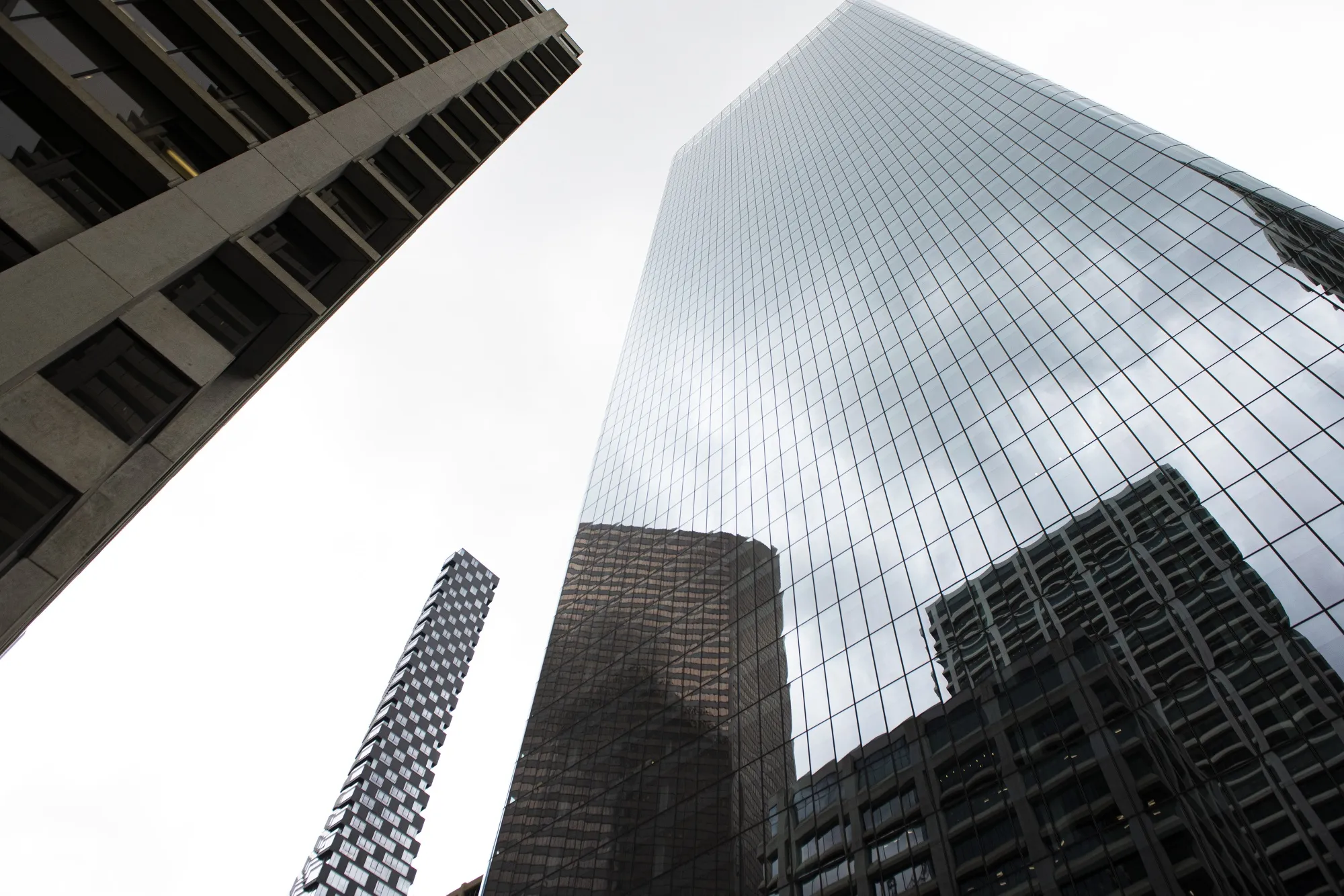 The building containing the Cenovus Energy office, right, in downtown Calgary.