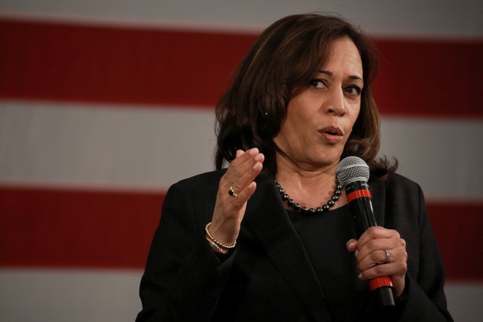 Senator and Democratic presidential hopeful Kamala Harris aims to pull local government technology into the 21st century.