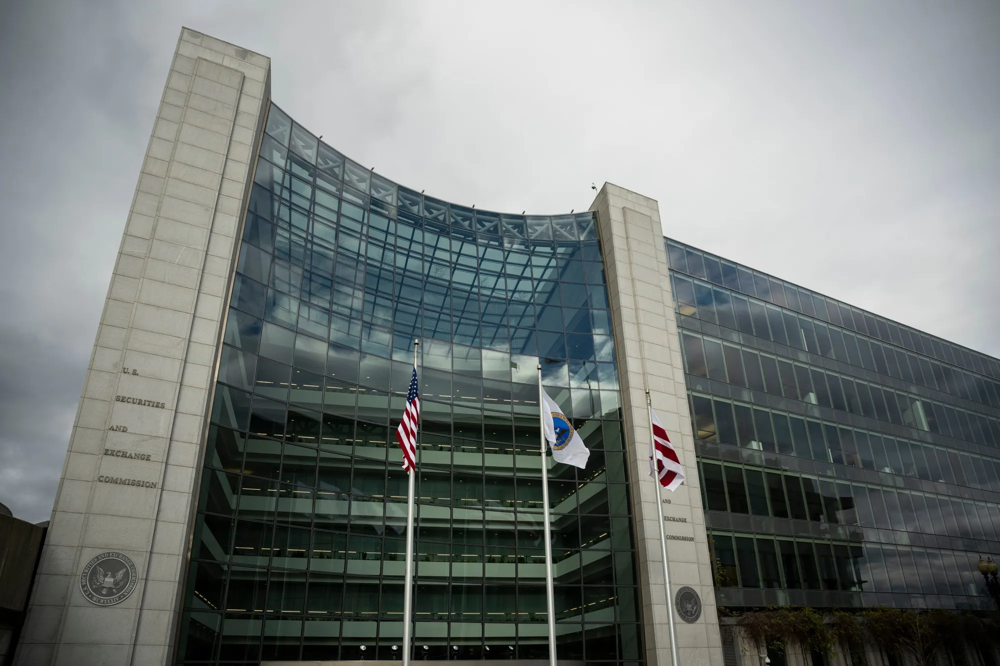 The US Securities and Exchange Commission headquarters in Washington, DC.
