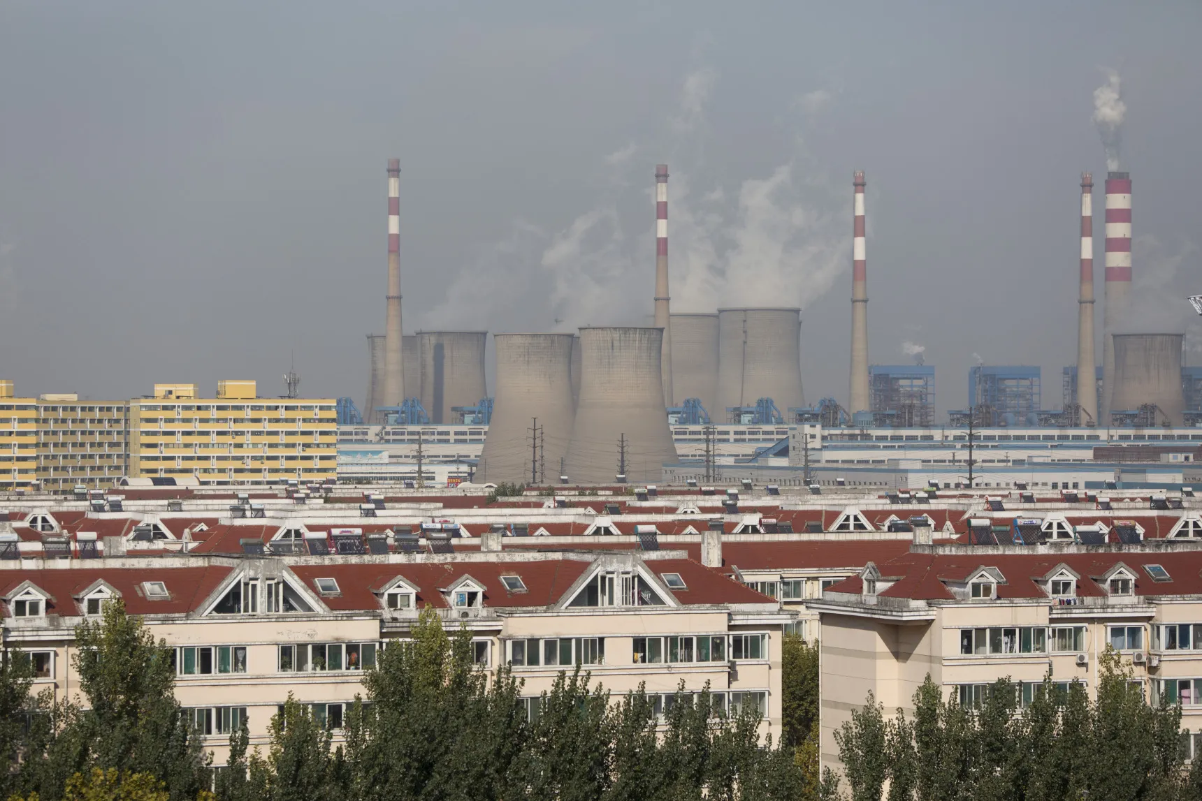 An&nbsp;aluminum smelting facility in Zouping, China.
