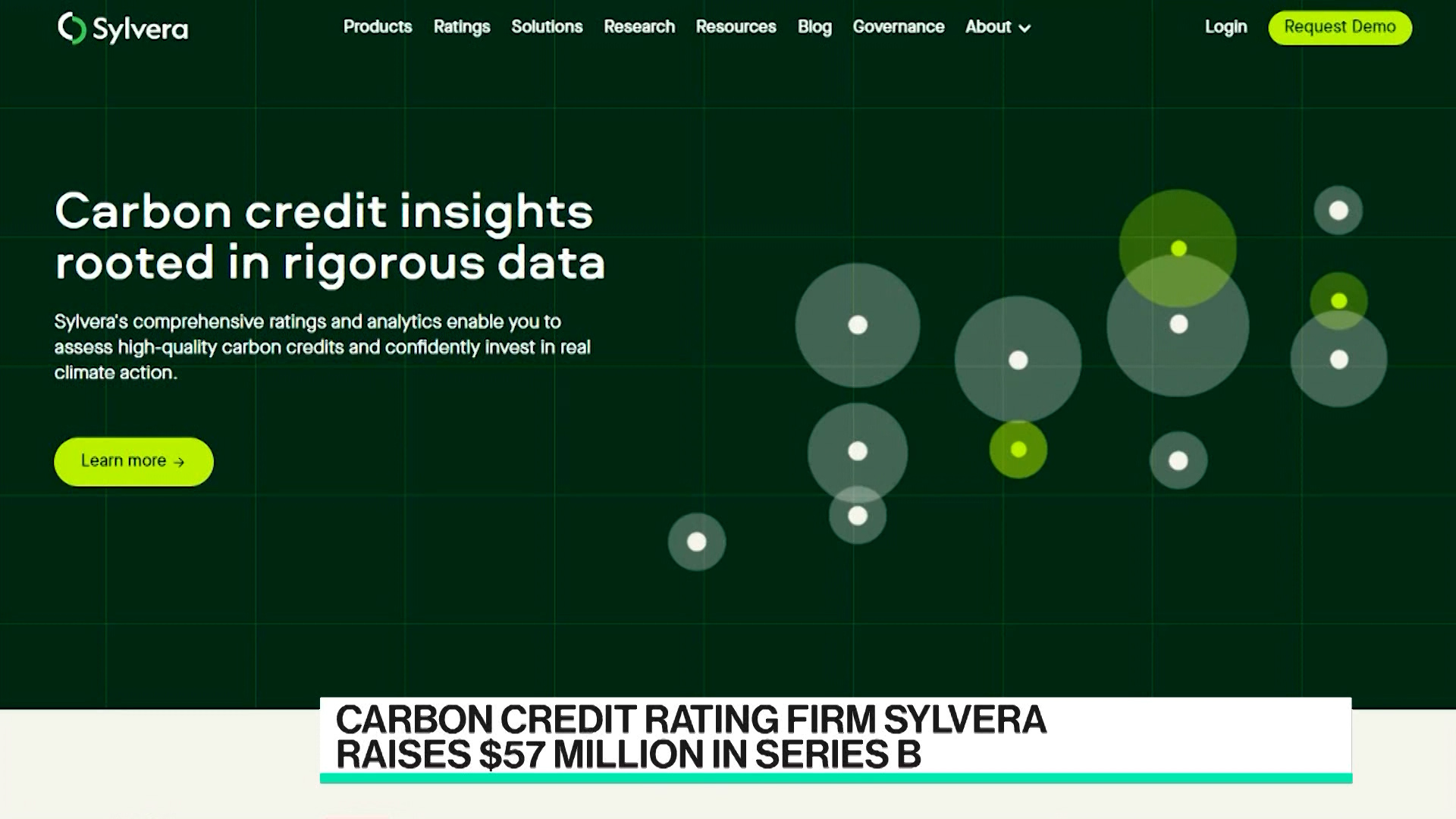 Watch Carbon Credit Rating Firm Sylvera Raises $57M in Series B - Bloomberg