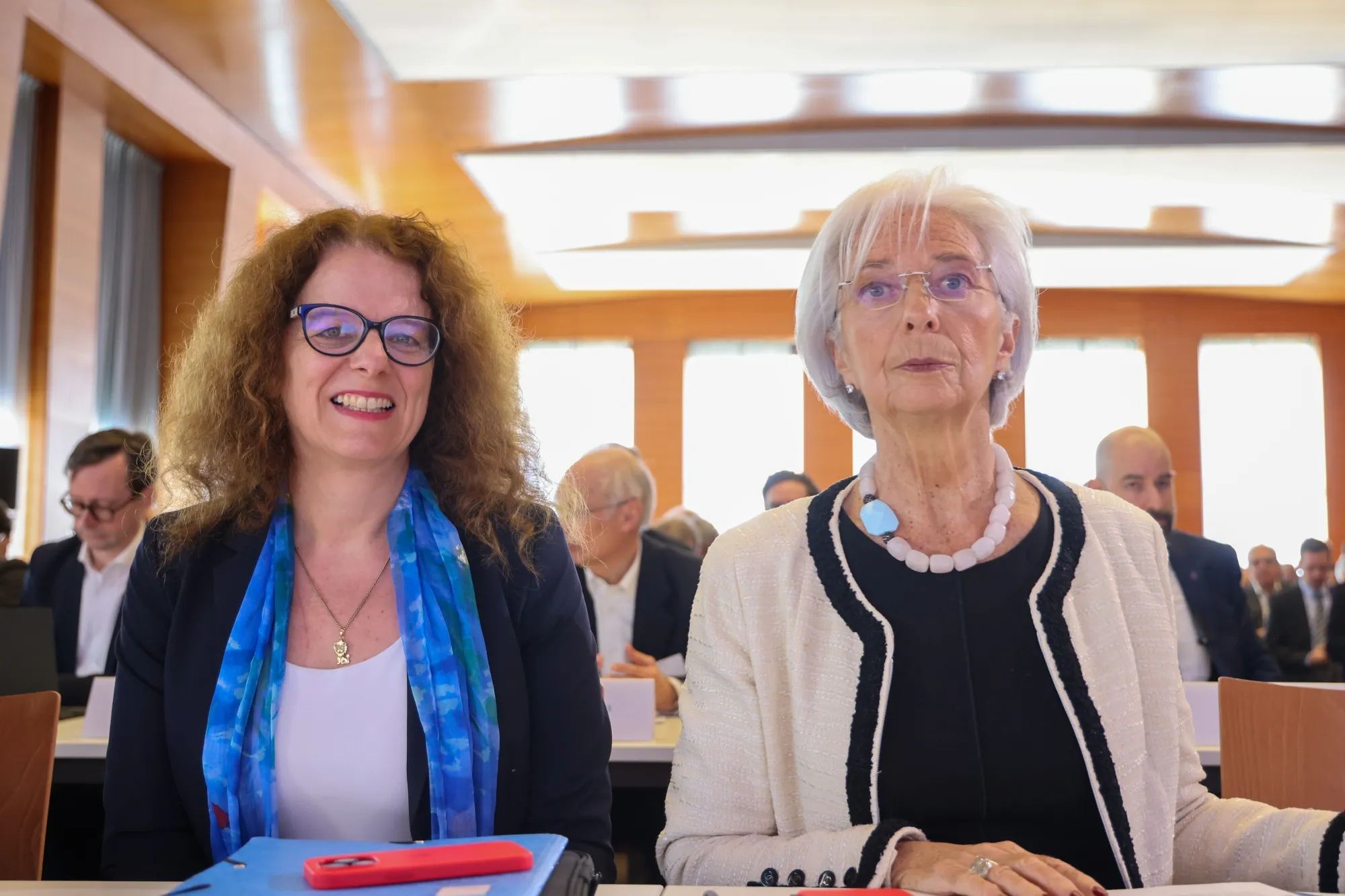 Isabel Schnabel and Christine Lagarde in 2024.