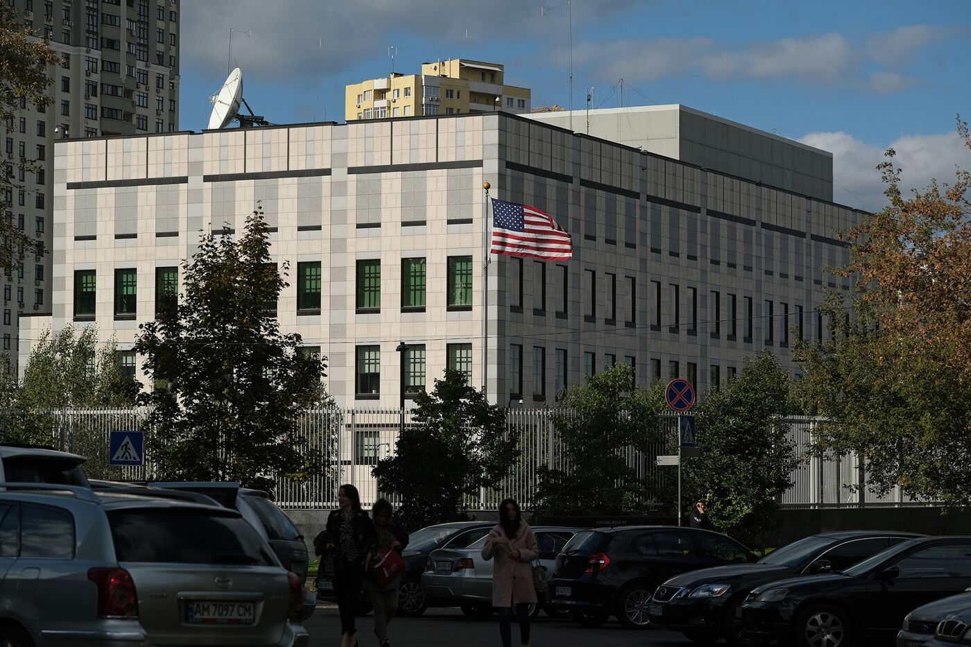 The embassy of the United States of America&nbsp;in Kiev.