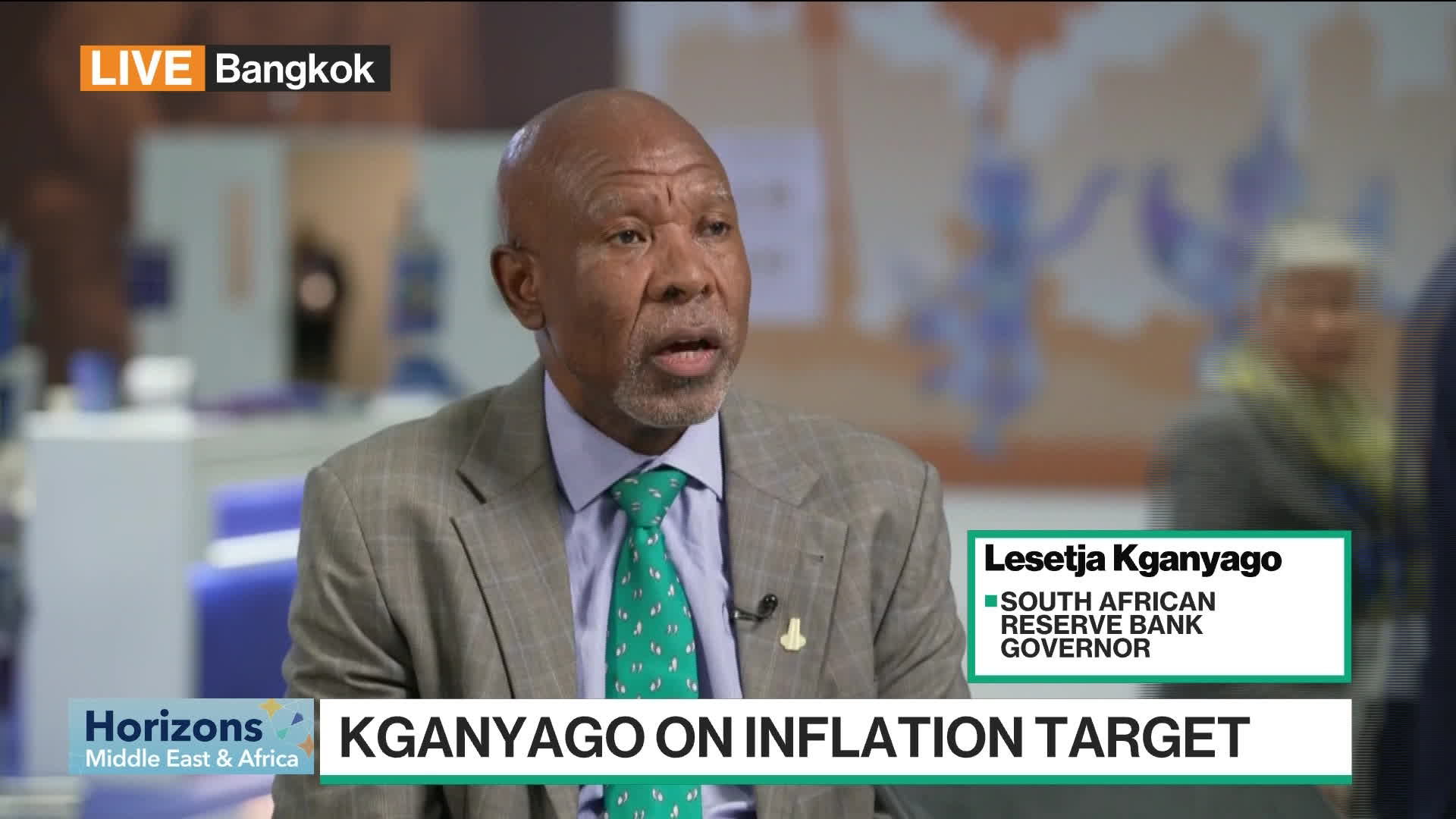 WATCH: Kganyago speaks with Bloomberg’s Avril Hong on the sidelines of the IMF-World Bank meetings in Bangkok.