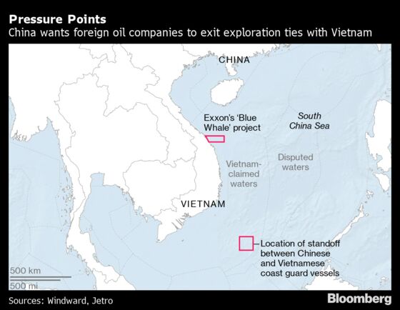 Exxon’s South China Sea Oil Project Tests Chinese Influence