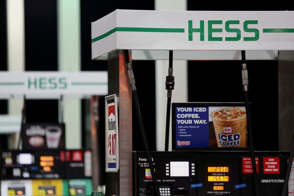 A Hess Corp. Gas Station Ahead Of Earnings Figures