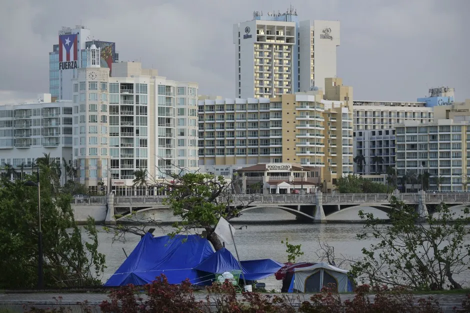 In San Juan, Puerto Rico, recovery from Hurricane Maria has been uneven. 