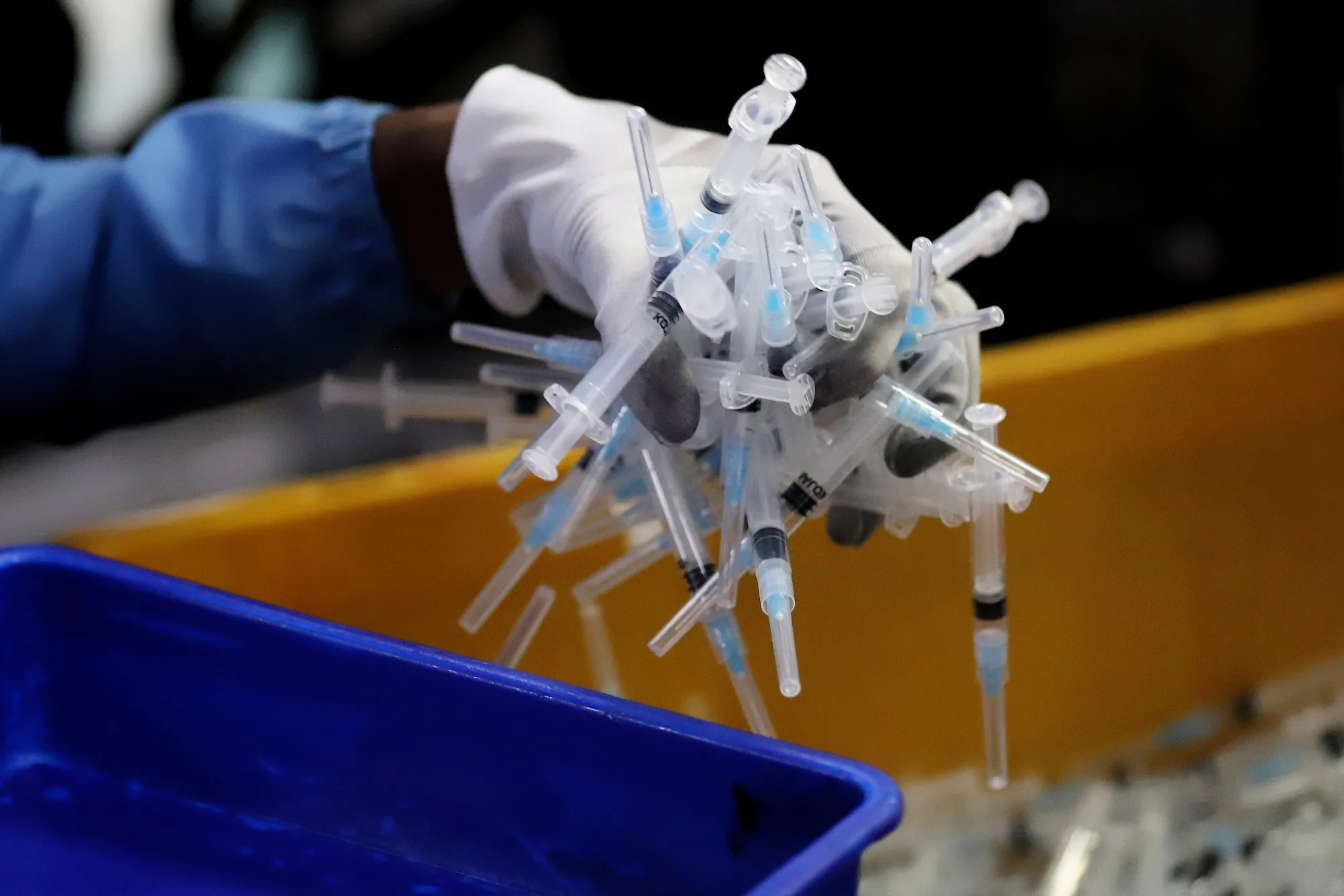 Hypodermic Needle Production at Hindustan Syringes and Medical Devices Ltd. as India Vaccine Program Jumps Four-Fold