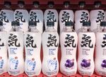 Bottles of soda water manufactured by Genki Forest.
