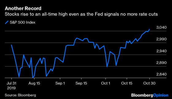 Markets Are Feeling Fine About a Fed Pause