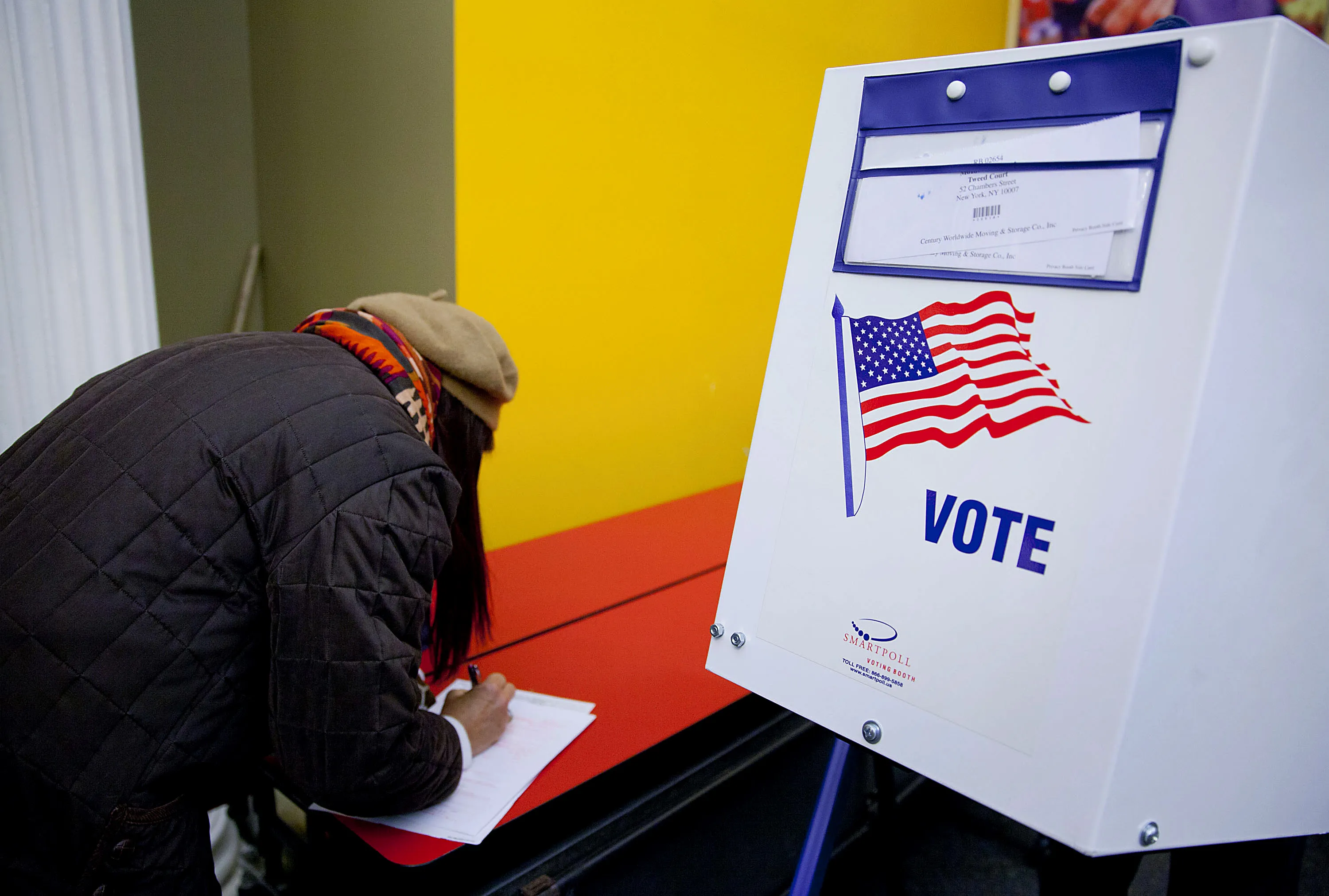 What if just one state made voting mandatory? Photographer: Jin Lee/Bloomberg
