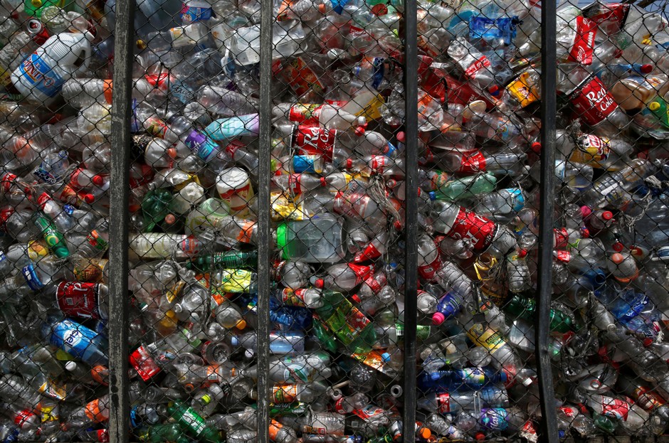 The world produced a million plastic bottle every minute, and roughly 10 percent of it gets recycled.