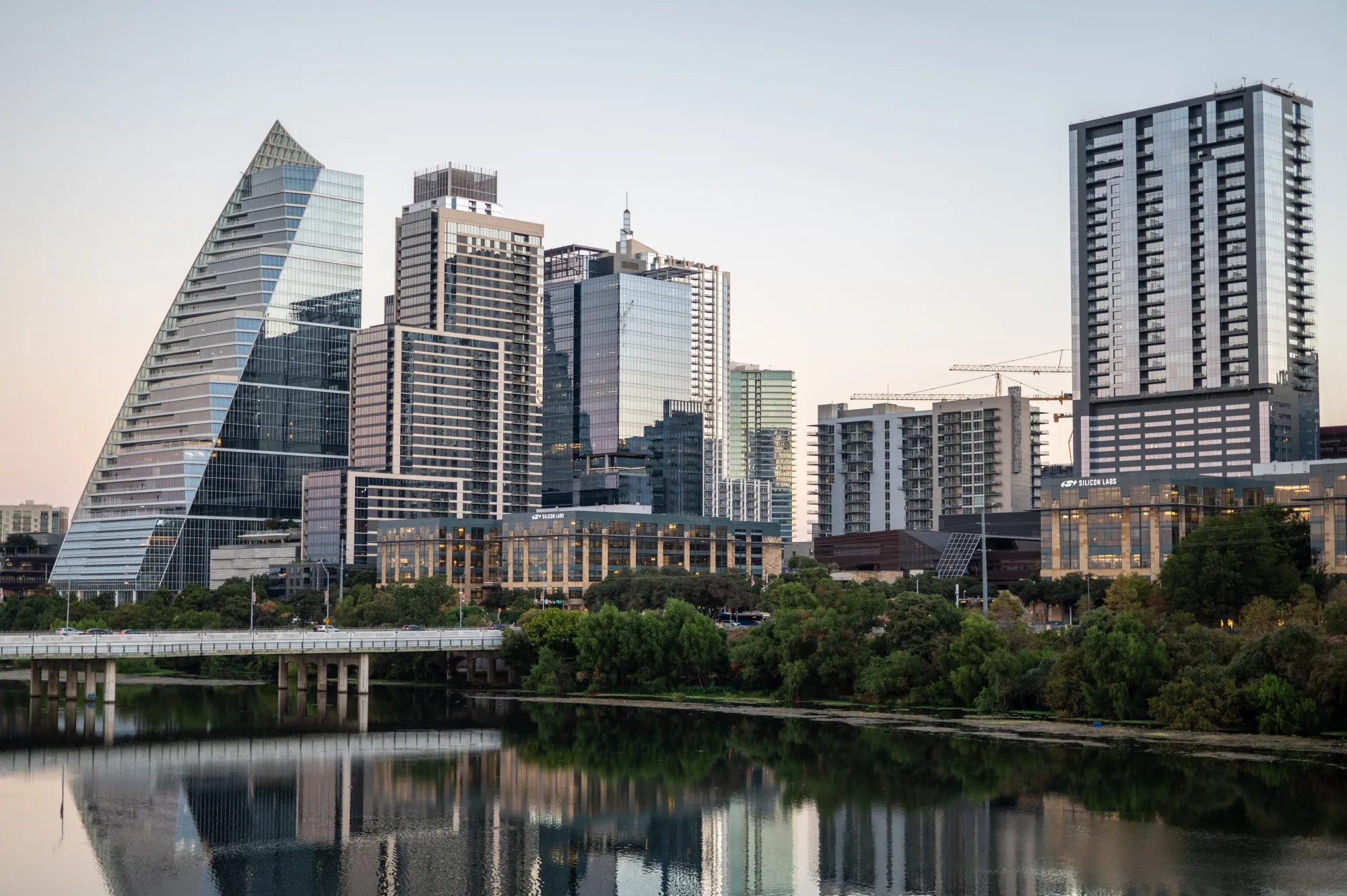 The skyline in Austin.