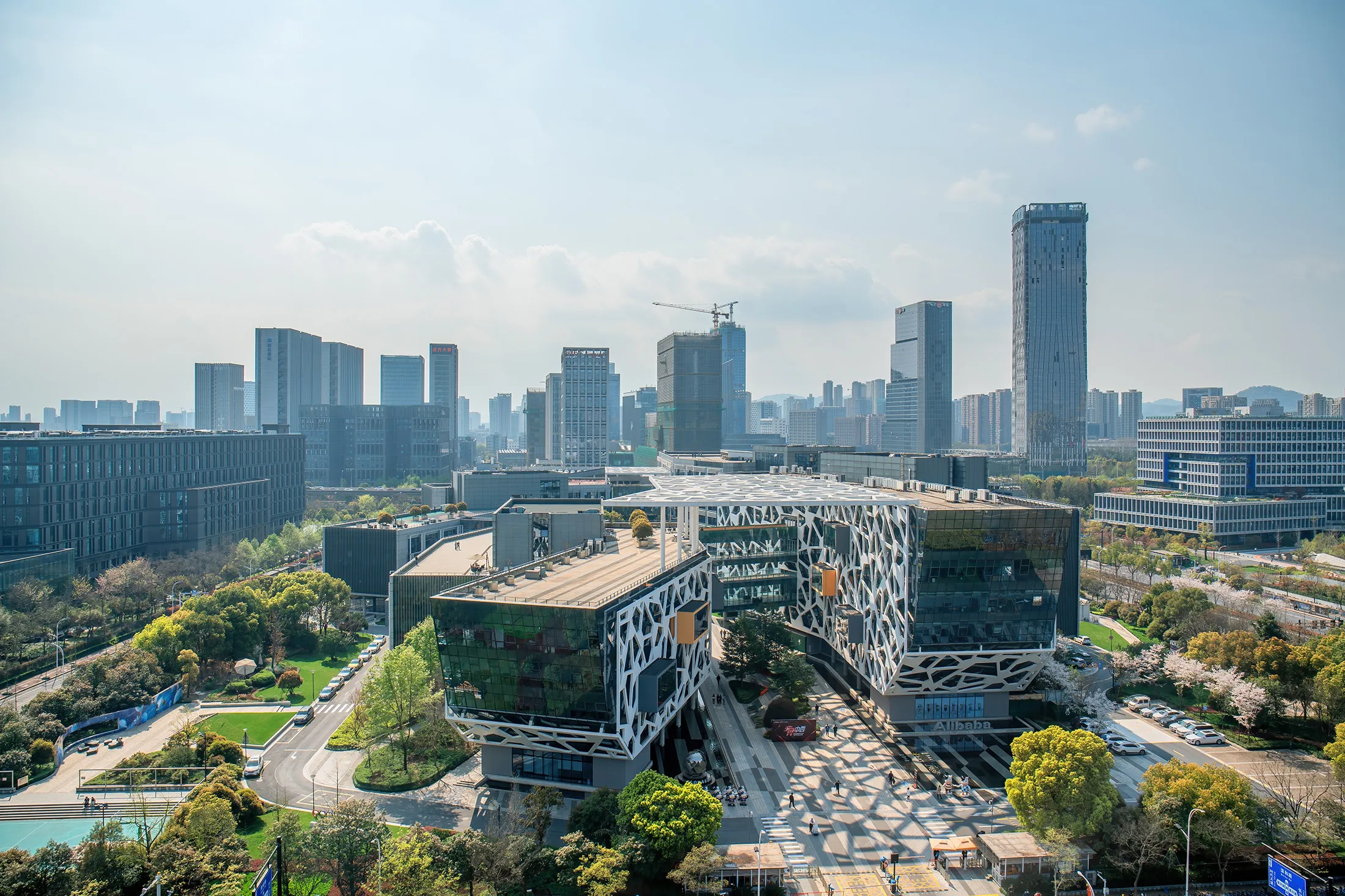 Alibaba Group headquarters in Hangzhou, Zhejiang Province, earlier in April. 