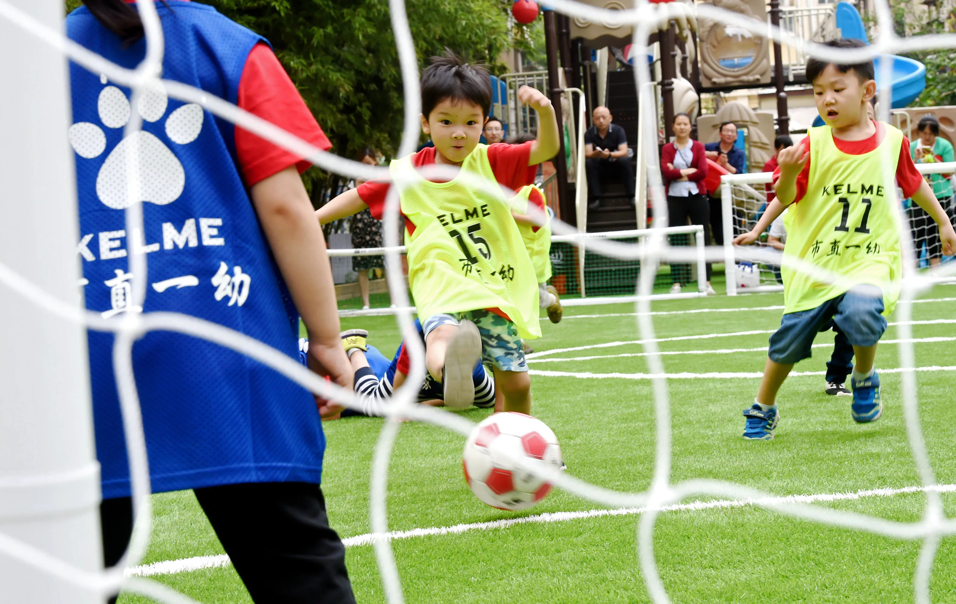Children Attend Football Contest Before International Children's Day In Luoyang
