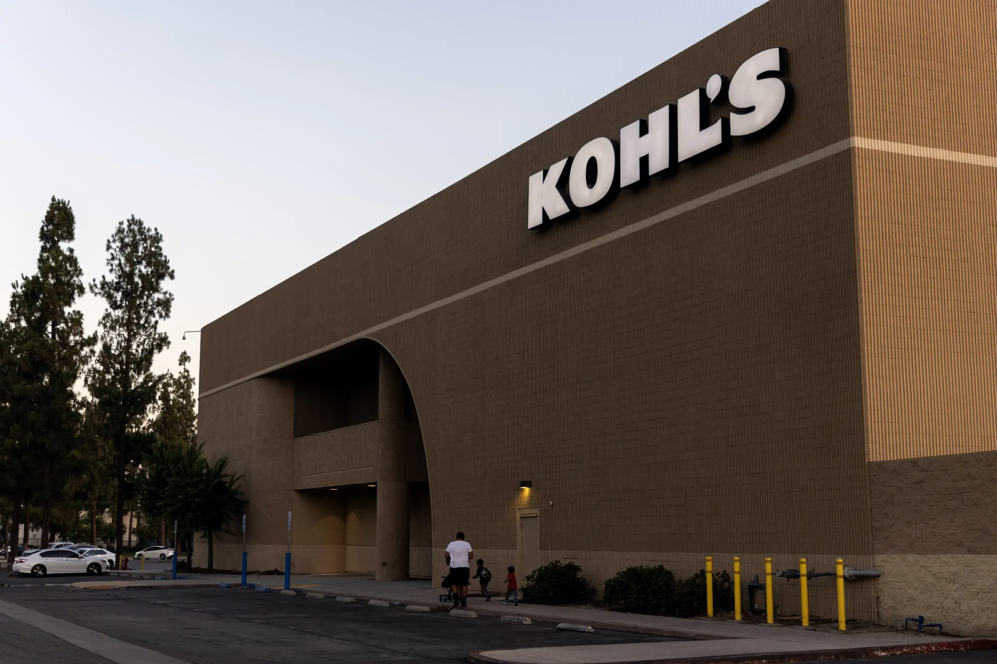 Shoppers head to a Kohl's store in Sun Valley, California.