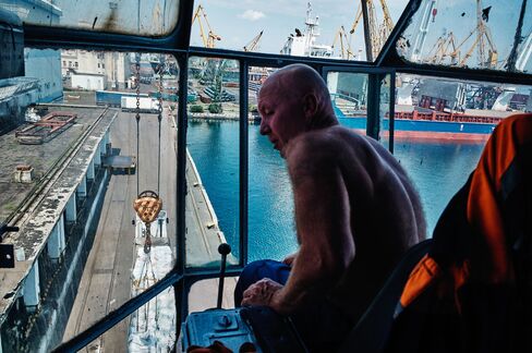 Vasiliy, 57, a dockworker for more than 40 years, has seen his income shrink to $100 per month since the Ukrainian currency collapsed six months ago.