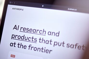 The Anthropic website