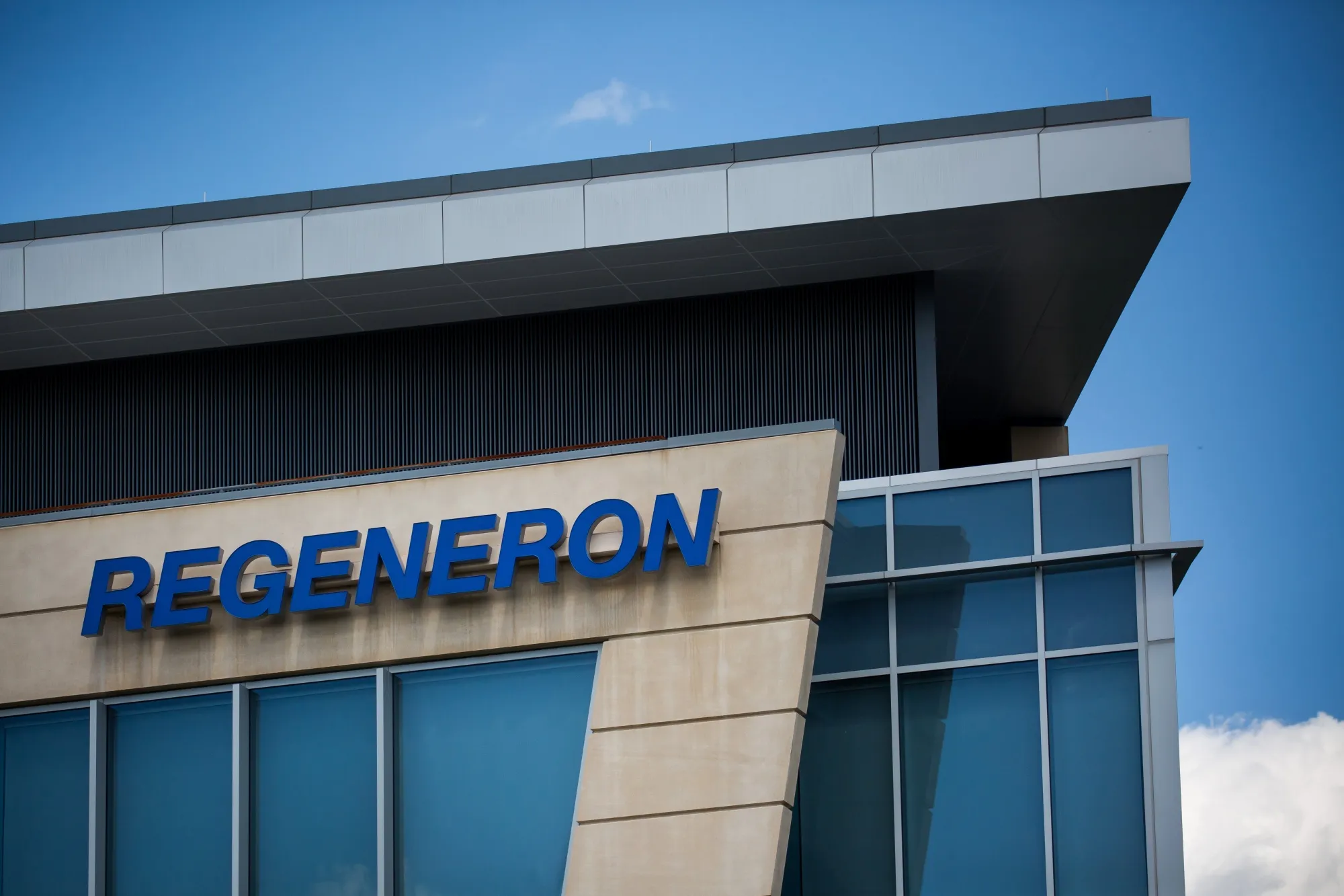 Regeneron Pharmaceuticals headquarters in Tarrytown, NY.