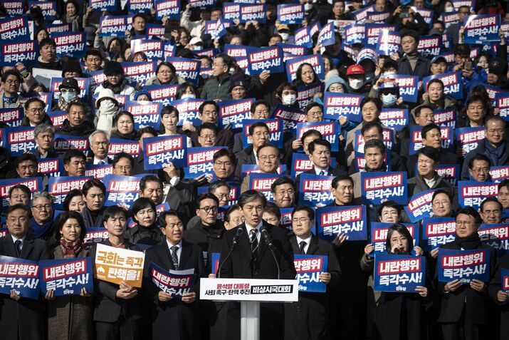 South Korea Opposition Party Seeks to Impeach Yoon for Treason