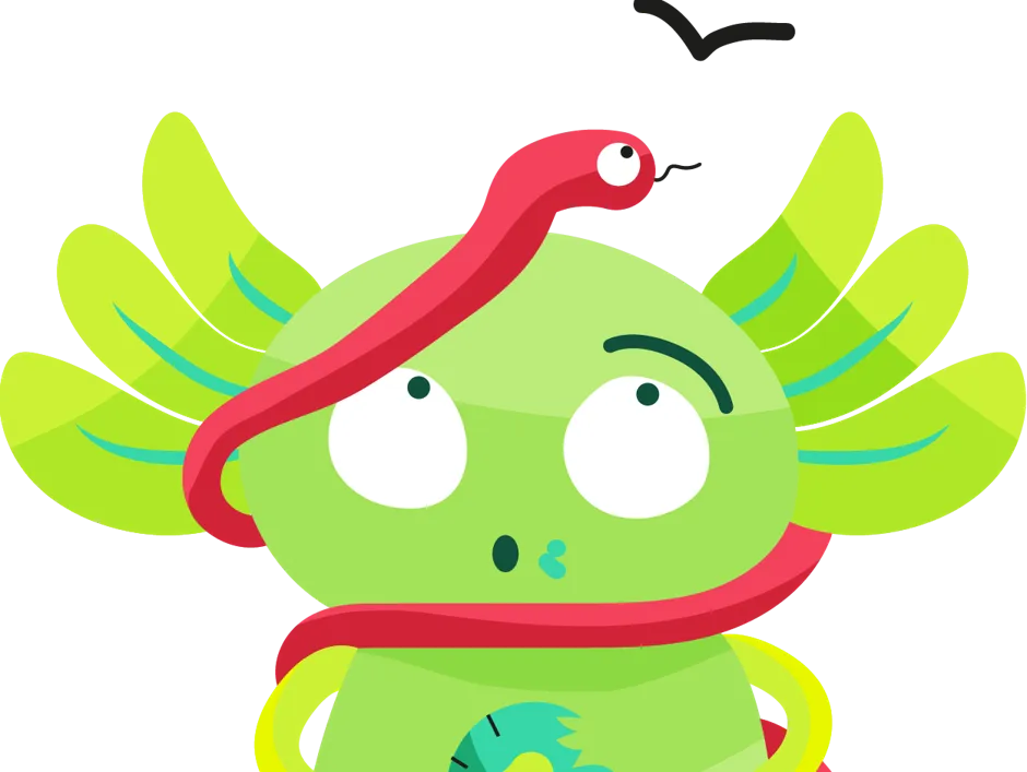 The winning emoji pack features an axolotl wrapped in a snake and holding a cactus, a reference to Mexico City's founding myth.