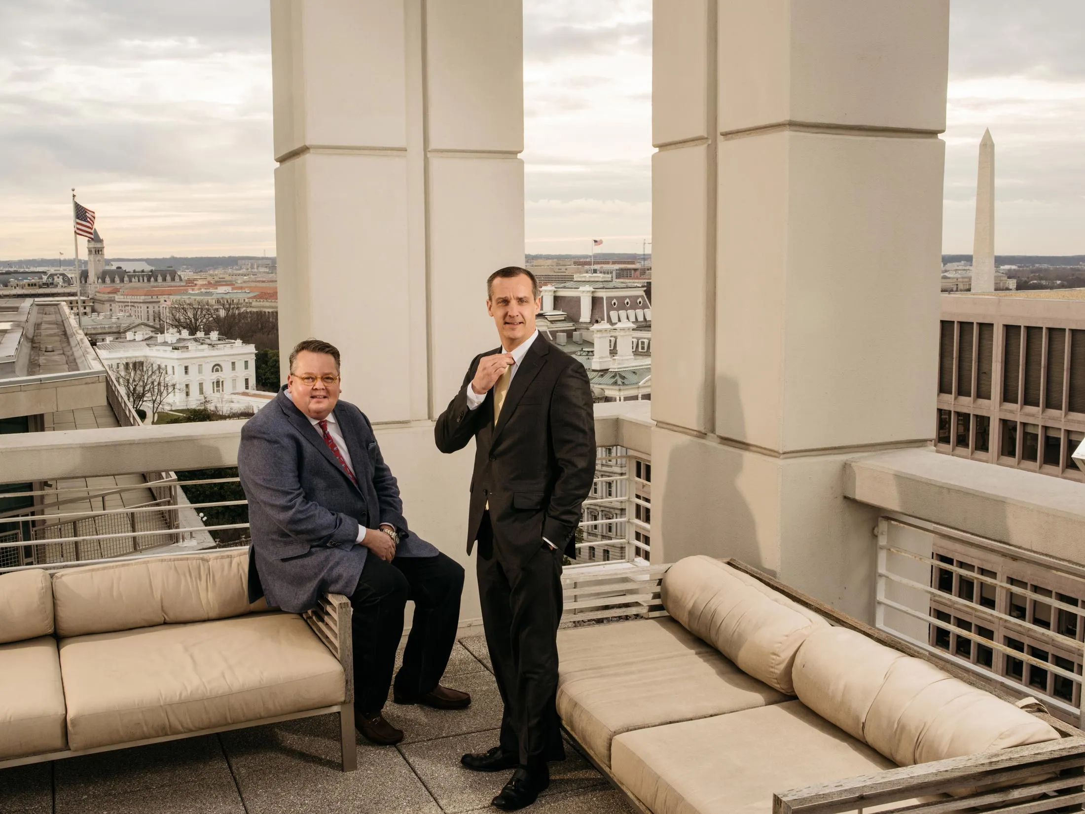 Bennett and Lewandowski, fired by Trump’s campaign, are banking on their connections still being valuable.
