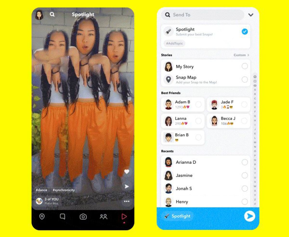 Snap To Pay 1 Million A Day To Creators For Spotlight Videos Bloomberg