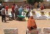 World Food Programme food aid is distributed to people in Omdurman, Sudan, in March.