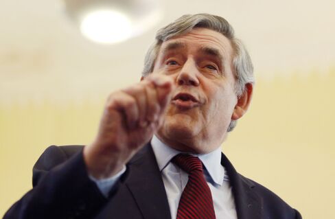 Former U.K. Prime Minister Gordon Brown