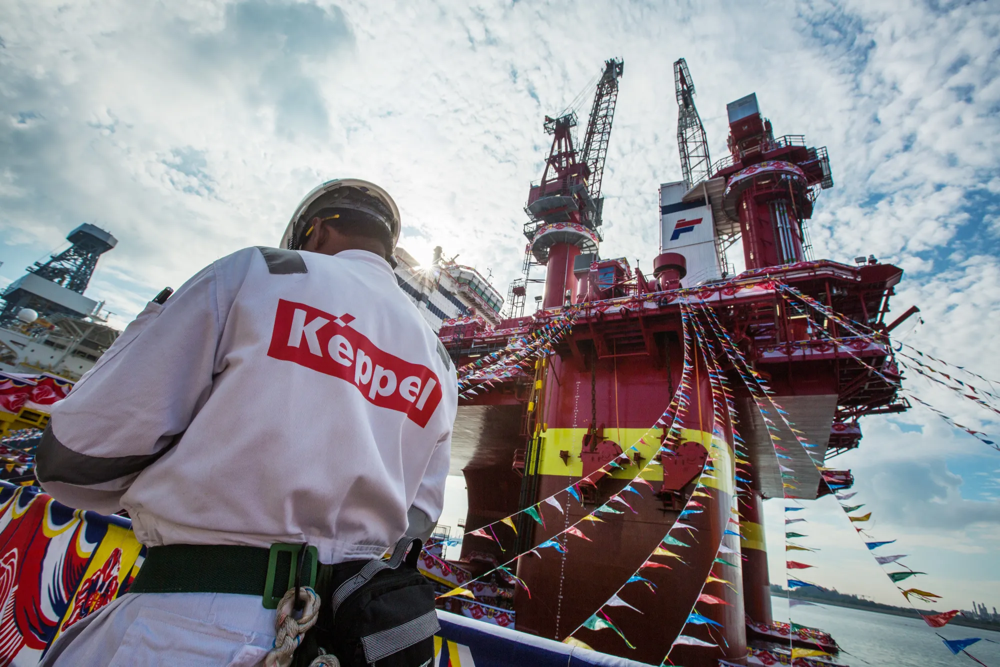 SINGAPORE: Tour Of A Floatel International Ltd. Accommodation Semi-Submersible Built And Developed By Keppel Offshore & Marine Ltd's Deepwater Technology Group