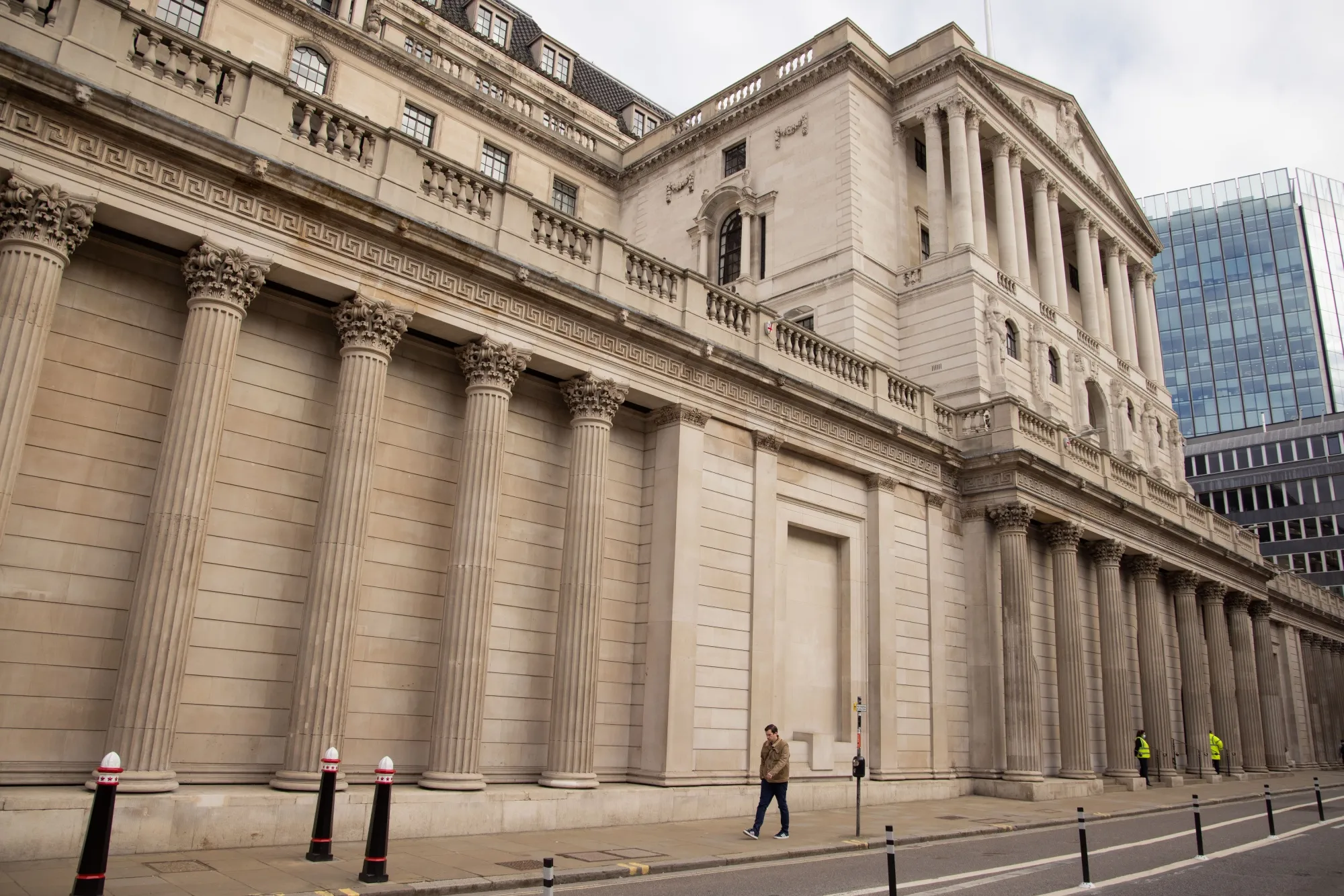 Lockdown In The City Of London At The One-Year Anniversary