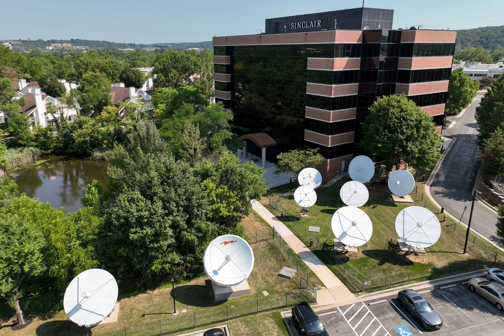 The Sinclair&nbsp;headquarters in Cockeysville, Maryland, in 2024.