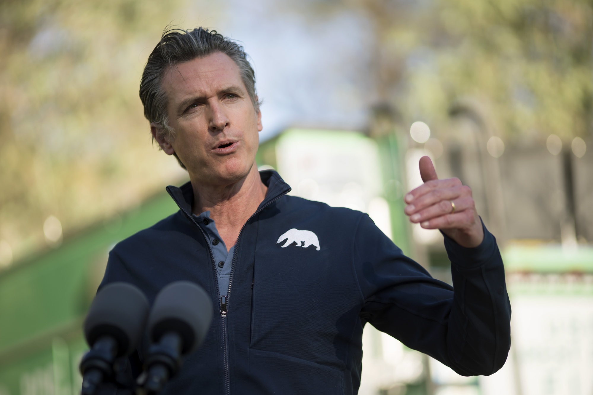 California Governor Gavin Newsom&nbsp;